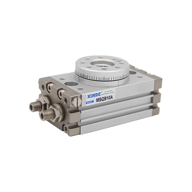 Hrq/msqb-10a/20a/30a/50a/70a/100a/r Degree Swing Solid Pneumatic Rotary Table Actuators